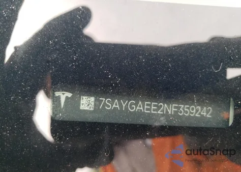 2022 Tesla Model Y from USA, damaged, VIN 7SAYGAEE2NF359242